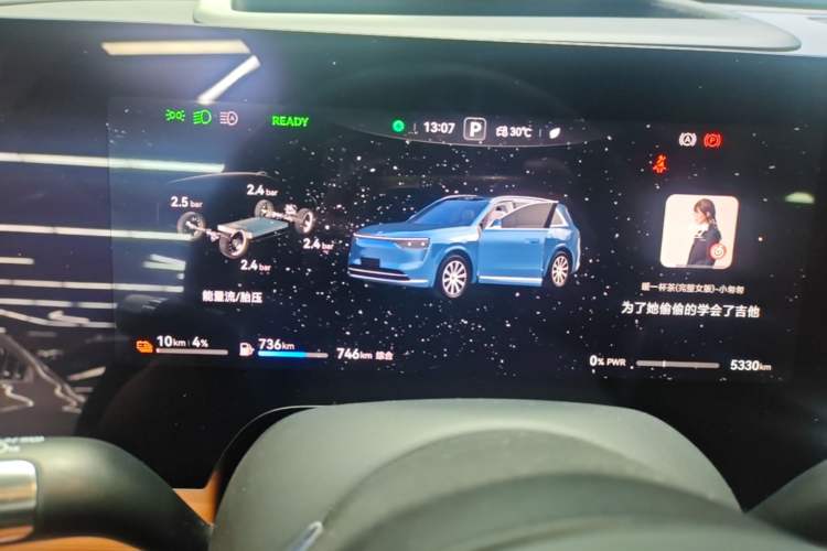 Used Hima AITO M8 2025 Extended-Range Max+ Version 53.4 kWh 6-Seater Edition Instrument Cluster