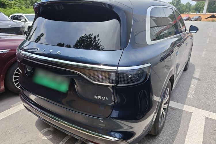 Used Hima AITO M8 2025 Extended-Range Max+ Version 53.4 kWh 6-Seater Edition Rear Right 45 Deg