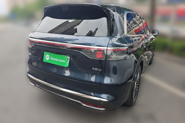 Used Hima AITO M8 2025 Extended-Range Max+ Version 53.4 kWh 6-Seater Edition Rear Right 45 Deg