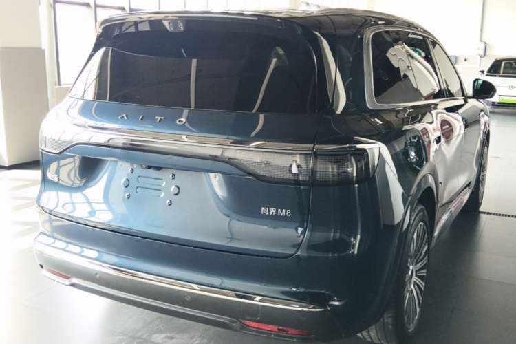 Used Hima AITO M8 2025 Extended-Range Max Version 37 kWh 5-Seater Rear Right 45 Deg