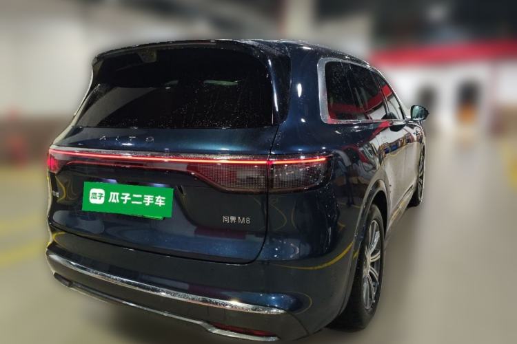 Used Hima AITO M8 2025 Extended-Range Max Version 37 kWh 6-Seater Rear Right 45 Deg