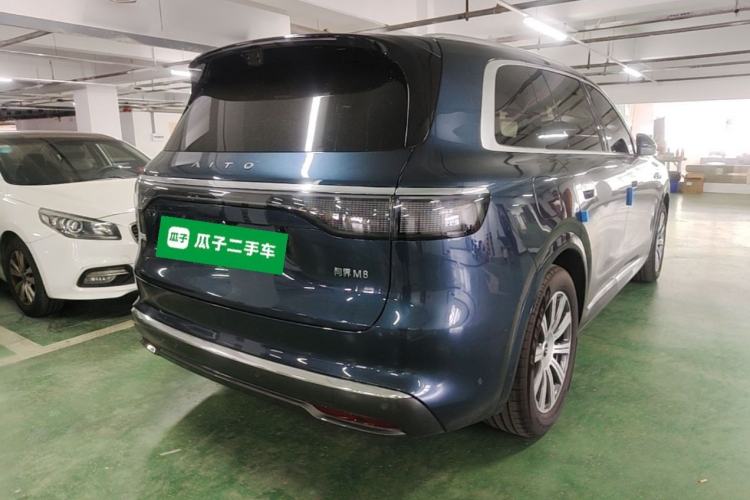 Used Hima AITO M8 2025 Extended-Range Max+ Version 53.4 kWh 5-Seater Edition Rear Right 45 Deg