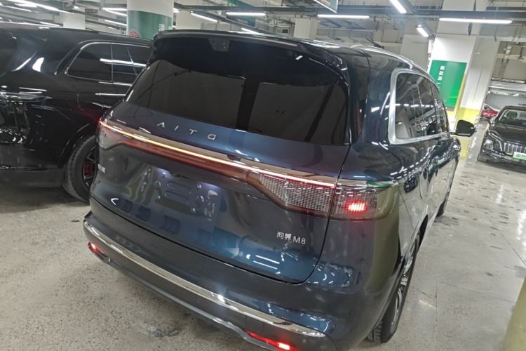 Used Hima AITO M8 2025 Extended-Range Ultra Version 53.4 kWh 6-Seater Edition Rear Right 45 Deg