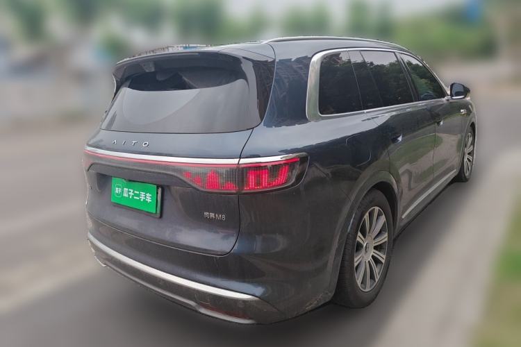 Used Hima AITO M8 2025 Extended-Range Max+ Version 53.4 kWh 6-Seater Edition Rear Right 45 Deg