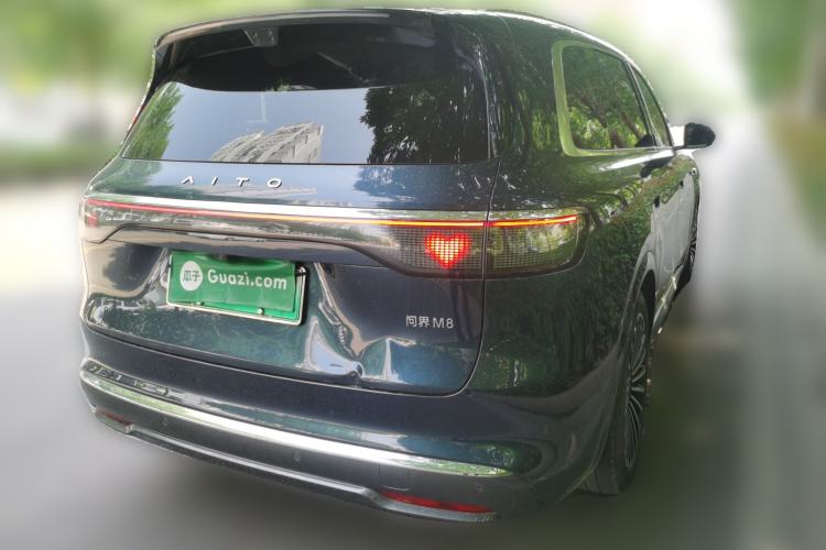 Used Hima AITO M8 2025 Extended-Range Max+ Version 53.4 kWh 6-Seater Edition Rear Right 45 Deg