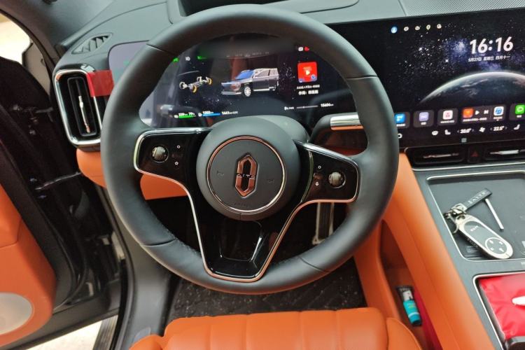 Used Hima AITO M8 2025 Extended-Range Max+ Version 53.4 kWh 6-Seater Edition Steering Wheel