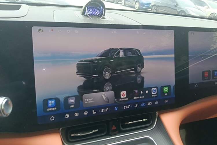 Used Hima AITO M8 2025 Extended-Range Max+ Version 53.4 kWh 5-Seater Edition Audio And AC Panel