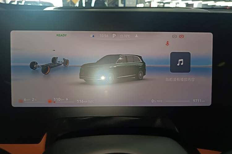Used Hima AITO M8 2025 Extended-Range Max+ Version 53.4 kWh 5-Seater Edition Instrument Cluster