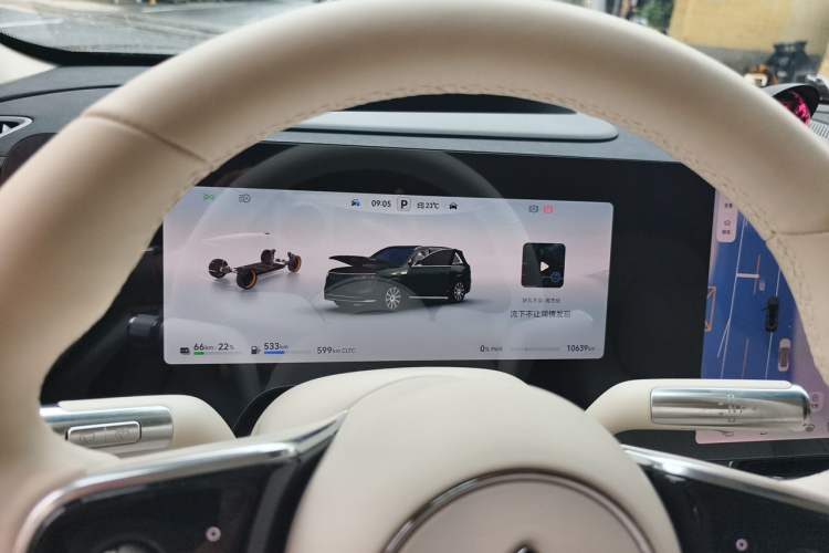 Used Hima AITO M8 2025 Extended-Range Max+ Version 53.4 kWh 5-Seater Edition Instrument Cluster