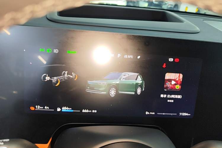 Used Hima AITO M8 2025 Extended-Range Max+ Version 53.4 kWh 5-Seater Edition Instrument Cluster