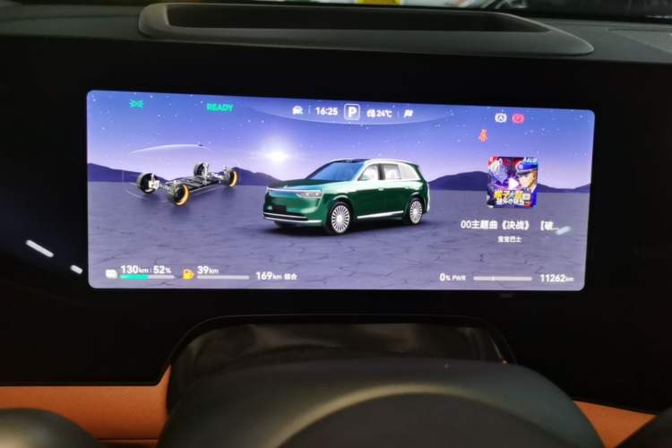 Used Hima AITO M8 2025 Extended-Range Ultra Version 53.4 kWh 6-Seater Edition Instrument Cluster