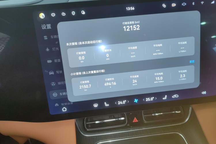 Used Hima AITO M8 2025 Extended-Range Ultra Version 53.4 kWh 6-Seater Edition Instrument Cluster