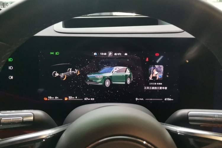 Used Hima AITO M8 2025 Extended-Range Ultra Version 53.4 kWh 6-Seater Edition Instrument Cluster