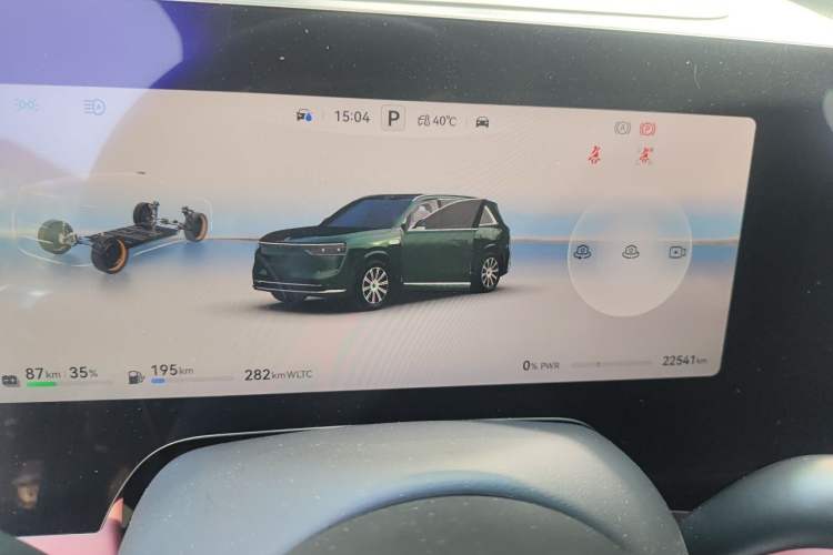 Used Hima AITO M8 2025 Extended-Range Max+ Version 53.4 kWh 6-Seater Edition Instrument Cluster