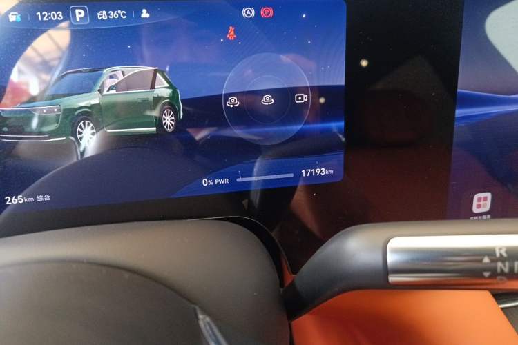 Used Hima AITO M8 2025 Extended-Range Max+ Version 53.4 kWh 6-Seater Edition Odometer Close Up