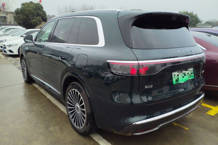 Used Hima AITO M8 2025 Extended-Range Ultra Version 53.4 kWh 6-Seater Edition Rear Left 45 Deg