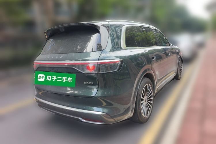 Used Hima AITO M8 2025 Extended-Range Max+ Version 53.4 kWh 6-Seater Edition Rear Right 45 Deg