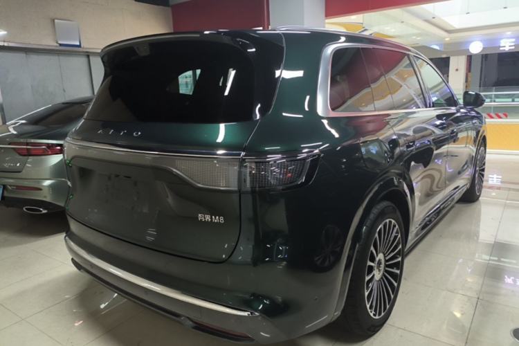Used Hima AITO M8 2025 Extended-Range Ultra Version 53.4 kWh 6-Seater Edition Rear Right 45 Deg