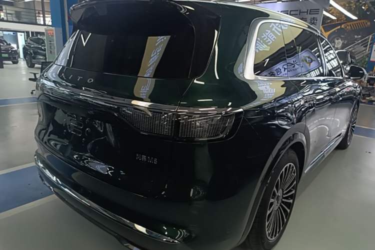 Used Hima AITO M8 2025 Extended-Range Max+ Version 53.4 kWh 5-Seater Edition Rear Right 45 Deg