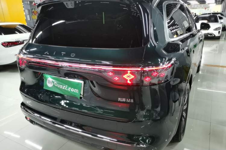 Used Hima AITO M8 2025 Extended-Range Max+ Version 53.4 kWh 5-Seater Edition Rear Right 45 Deg