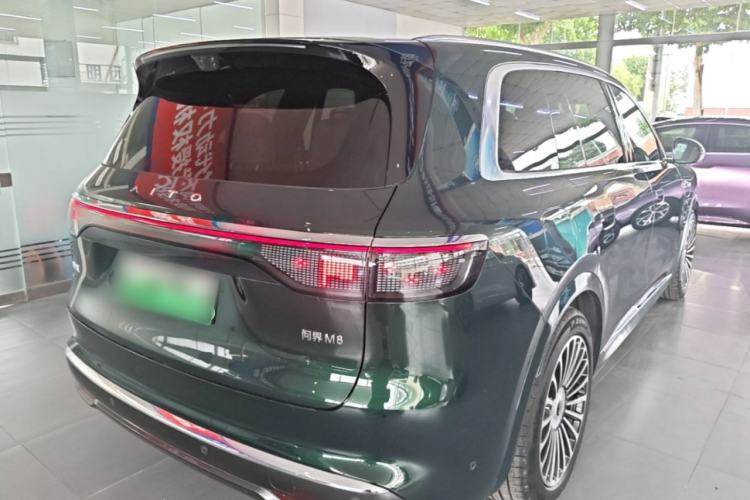 Used Hima AITO M8 2025 Extended-Range Ultra Version 53.4 kWh 6-Seater Edition Rear Right 45 Deg