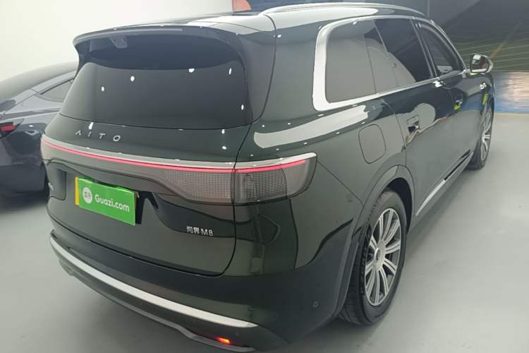Used Hima AITO M8 2025 Extended-Range Max+ Version 53.4 kWh 6-Seater Edition Rear Right 45 Deg