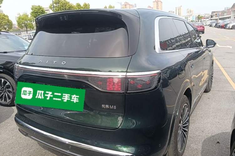 Used Hima AITO M8 2025 Extended-Range Max+ Version 53.4 kWh 5-Seater Edition Rear Right 45 Deg