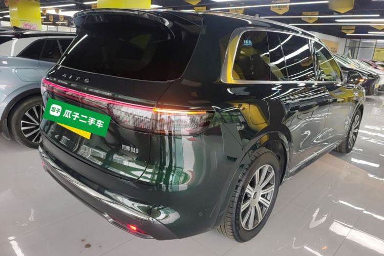 Used Hima AITO M8 2025 Extended-Range Max+ Version 53.4 kWh 6-Seater Edition Rear Right 45 Deg