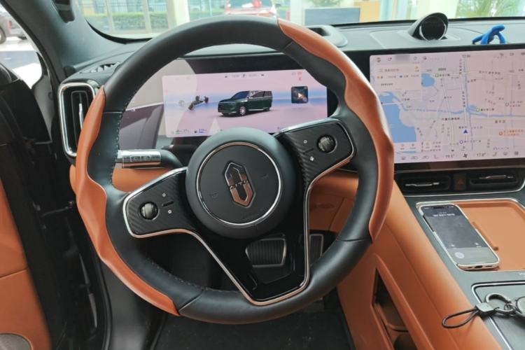 Used Hima AITO M8 2025 Extended-Range Max+ Version 53.4 kWh 6-Seater Edition Steering Wheel