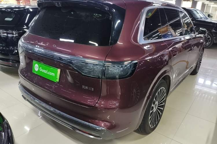Used Hima AITO M8 2025 Extended-Range Ultra Version 53.4 kWh 5-Seater Edition Rear Right 45 Deg