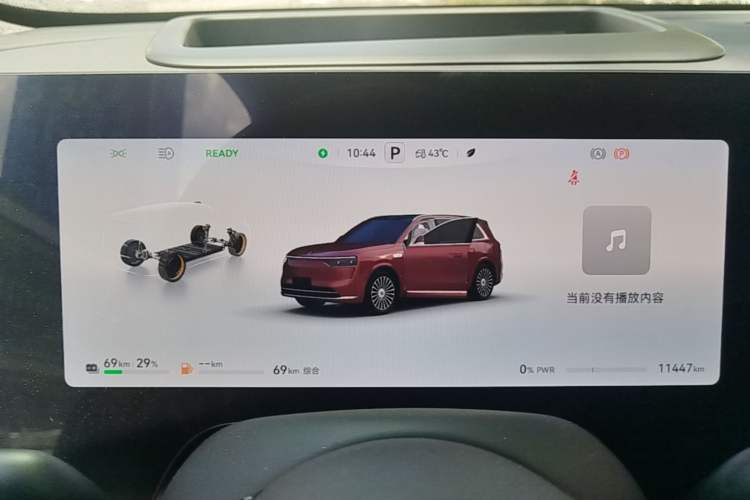 Used Hima AITO M8 2025 Extended-Range Ultra Version 53.4 kWh 5-Seater Edition Instrument Cluster