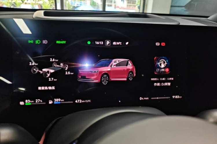 Used Hima AITO M8 2025 Extended-Range Max+ Version 53.4 kWh 6-Seater Edition Instrument Cluster