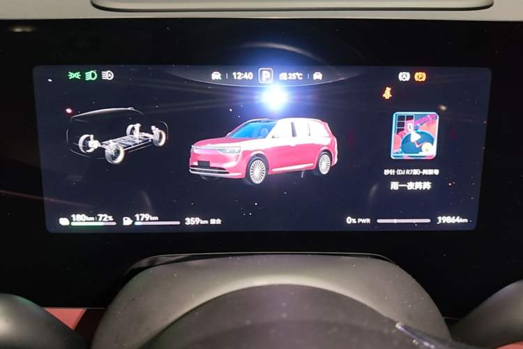 Used Hima AITO M8 2025 Extended-Range Ultra Version 53.4 kWh 5-Seater Edition Instrument Cluster