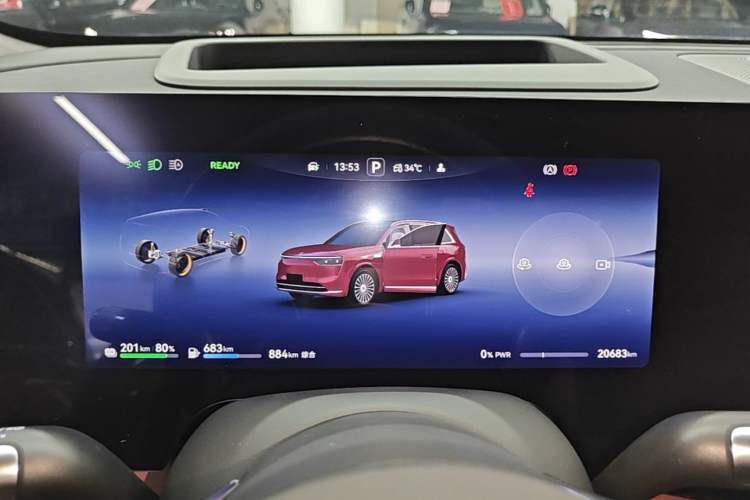Used Hima AITO M8 2025 Extended-Range Ultra Version 53.4 kWh 5-Seater Edition Instrument Cluster