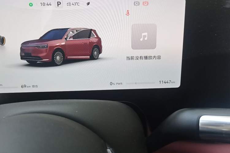 Used Hima AITO M8 2025 Extended-Range Ultra Version 53.4 kWh 5-Seater Edition Odometer Close Up