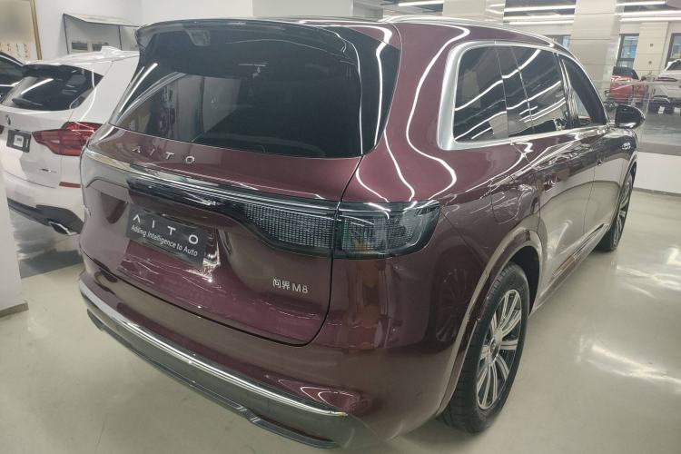 Used Hima AITO M8 2025 Extended-Range Max+ Version 53.4 kWh 5-Seater Edition Rear Right 45 Deg