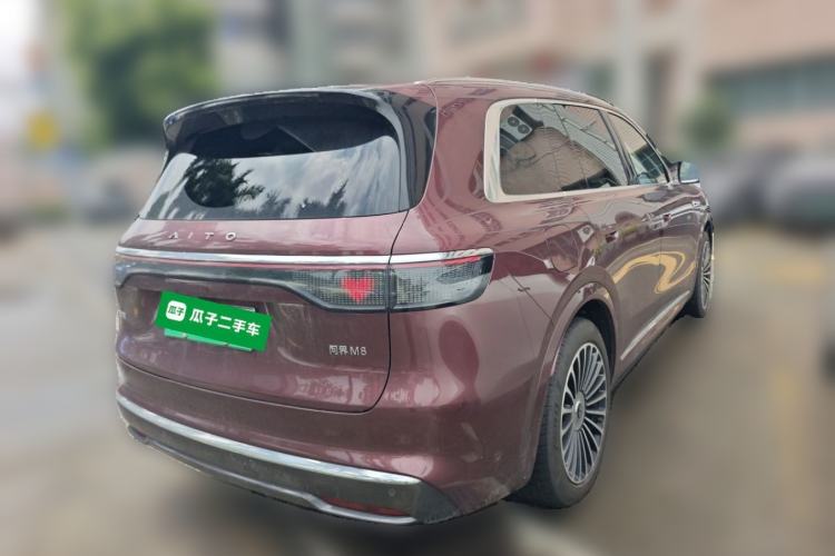 Used Hima AITO M8 2025 Extended-Range Ultra Version 53.4 kWh 5-Seater Edition Rear Right 45 Deg