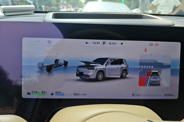 Used Hima AITO M8 2025 Extended-Range Max+ Version 53.4 kWh 6-Seater Edition Instrument Cluster