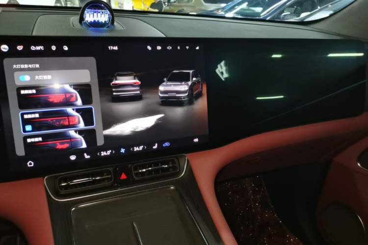Used Hima AITO M8 2025 Extended-Range Ultra Version 53.4 kWh 6-Seater Edition Audio And AC Panel