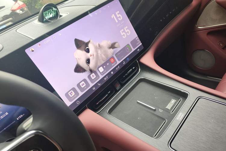 Used Hima AITO M8 2025 Extended-Range Max+ Version 53.4 kWh 5-Seater Edition Audio And AC Panel