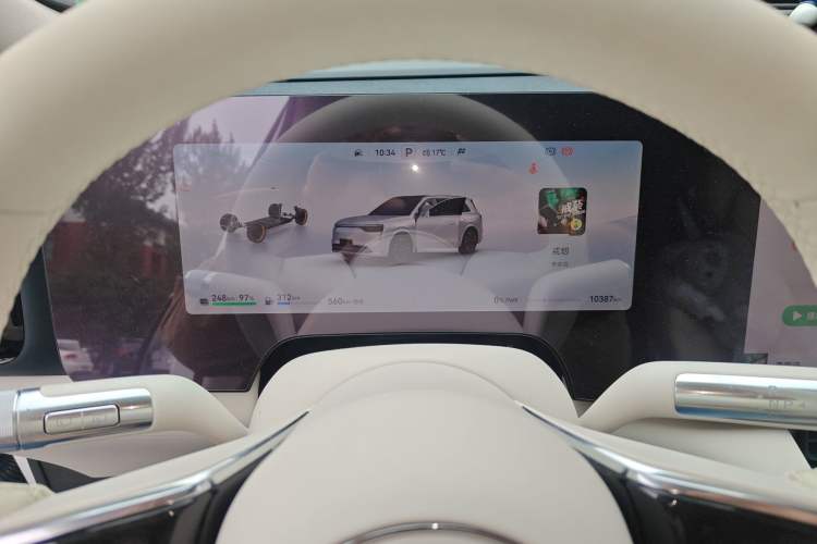 Used Hima AITO M8 2025 Extended-Range Max+ Version 53.4 kWh 6-Seater Edition Instrument Cluster