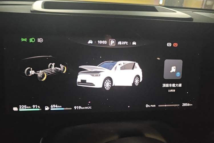 Used Hima AITO M8 2025 Extended-Range Max+ Version 53.4 kWh 5-Seater Edition Instrument Cluster