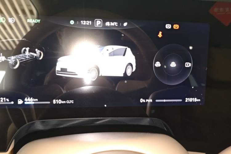 Used Hima AITO M8 2025 Extended-Range Ultra Version 53.4 kWh 6-Seater Edition Instrument Cluster