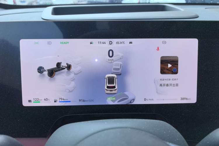 Used Hima AITO M8 2025 Extended-Range Max+ Version 53.4 kWh 6-Seater Edition Instrument Cluster