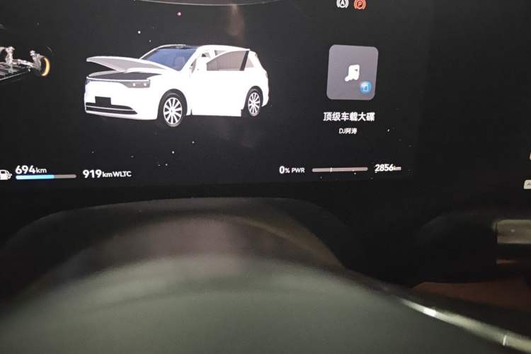 Used Hima AITO M8 2025 Extended-Range Max+ Version 53.4 kWh 5-Seater Edition Odometer Close Up