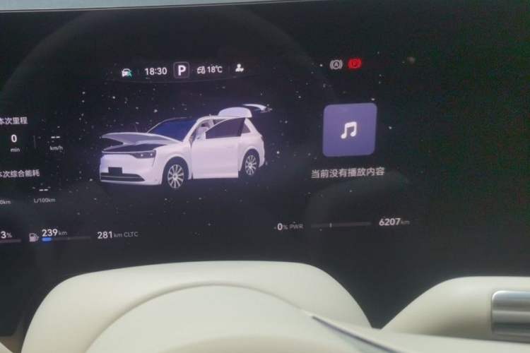 Used Hima AITO M8 2025 Extended-Range Max+ Version 53.4 kWh 6-Seater Edition Odometer Close Up
