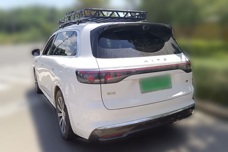 Used Hima AITO M8 2025 Extended-Range Max+ Version 53.4 kWh 6-Seater Edition Rear Left 45 Deg