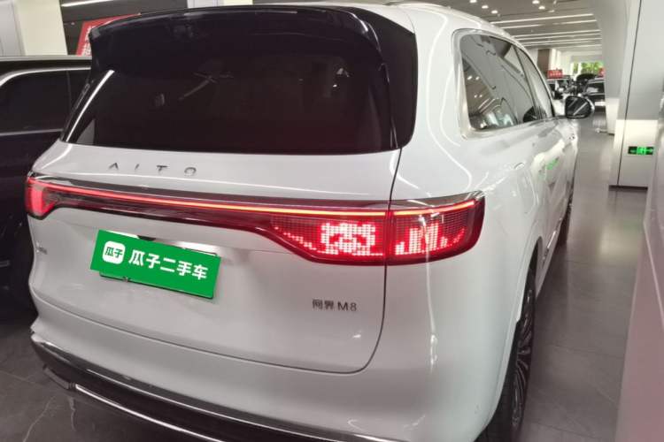 Used Hima AITO M8 2025 Extended-Range Max+ Version 53.4 kWh 5-Seater Edition Rear Right 45 Deg