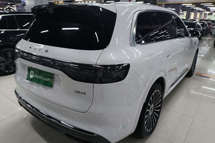 Used Hima AITO M8 2025 Extended-Range Max+ Version 53.4 kWh 6-Seater Edition Rear Right 45 Deg