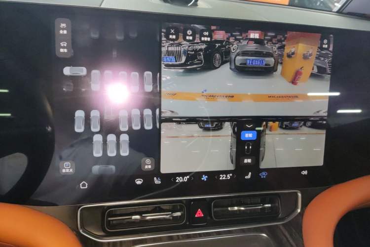 Used Hima AITO M9 2024 Range-Extended Ultra Version 52 kWh 6-Seater Model Audio And AC Panel